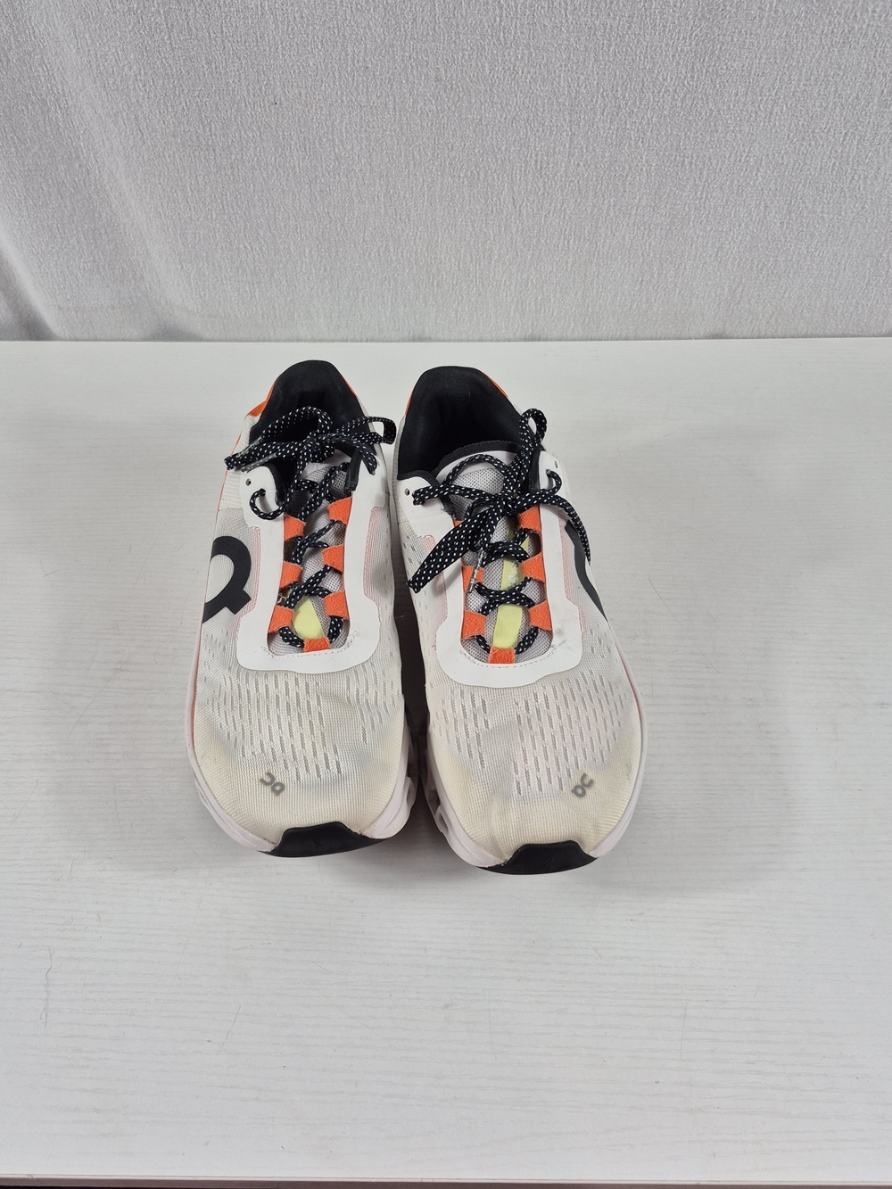 On Running Cloudmonster Women’s Size 8 White Orange Running Shoes